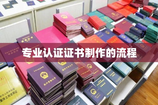蒸湘专业认证证书制作的流程